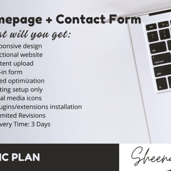 Basic Website Plan