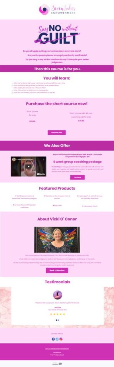 Mailerlite Landing Page