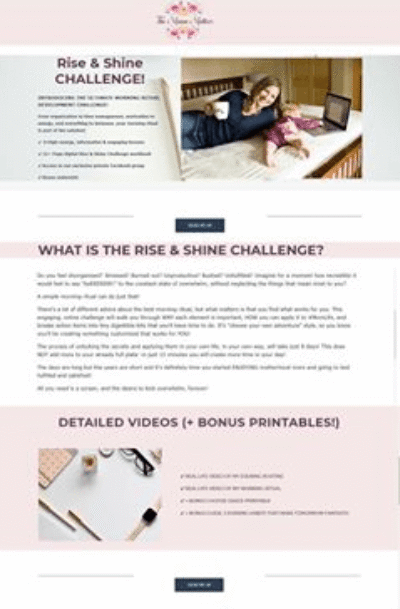 Mailerlite Landing Page For Tabitha Cee